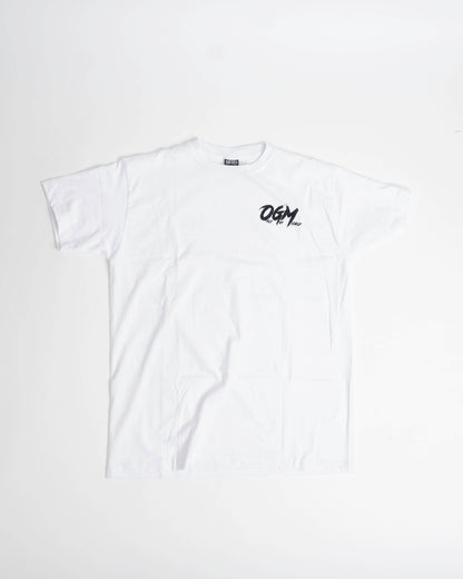 White/Black Glitter OGM T-Shirt